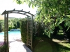 Entrance to pool area